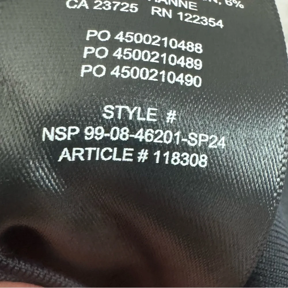 Contour Aritzia Mini Tube Dress Strapless Black Medium Nylon Elastane Women's M - Picture 9 of 12